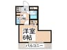 ベルトピア住吉 1Kの間取り