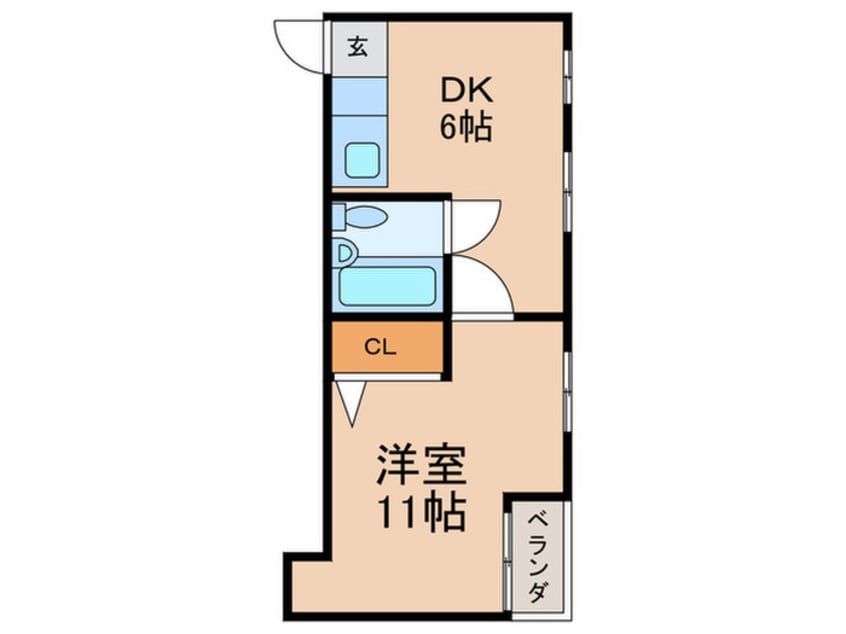 間取図 ホープ新北野