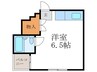 アンフィニビル 1Rの間取り