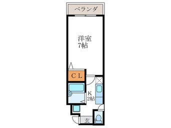 間取図 ＣＡＳＡ衣笠