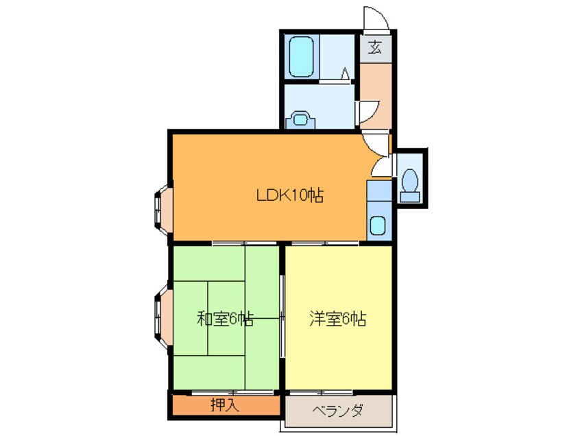 間取図 メゾン エルナード