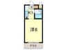 北昭和福富マンション 1Kの間取り