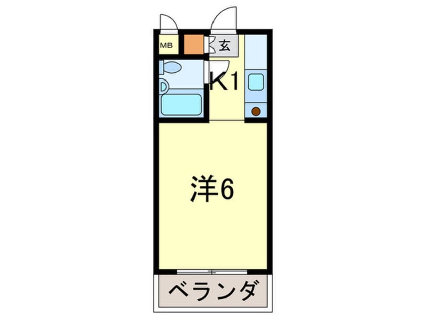 間取図 北昭和福富マンション
