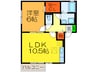 エスト 1LDKの間取り