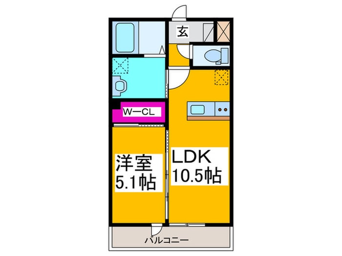 間取り図 シェトワはつしば