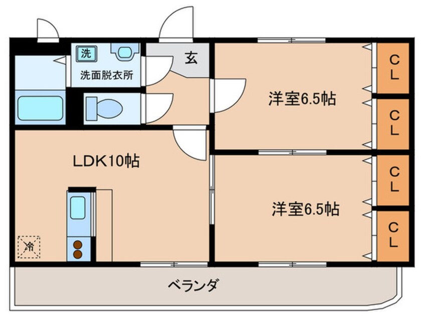 間取図 グランル－ジュ