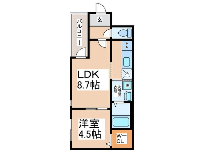 間取り図 フジパレス西取石Ⅰ番館