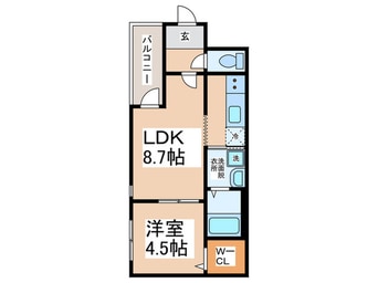 間取図 フジパレス西取石Ⅰ番館