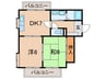 io垂水Ⅱ 2DKの間取り