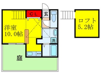 間取図 サン・ホワイティ大桐