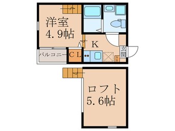 間取図 ハーモニーテラス豊後橋町A