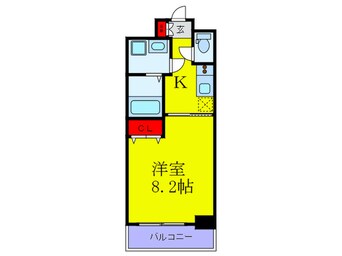間取図 アジリア天満橋