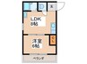 エンパイヤシティ 1LDKの間取り