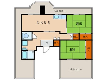 間取図 コーポさとり