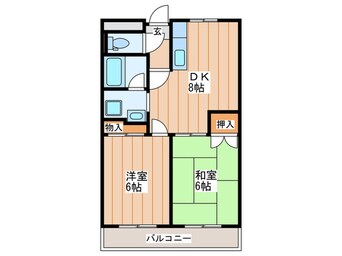 間取図 パレ音羽