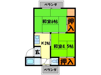 間取図 清竜荘