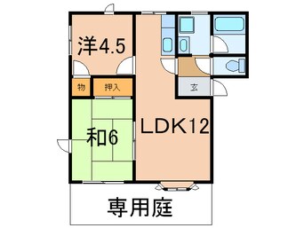 間取図 エクセレント K