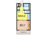 Ｓ・Iハイツ西宮 1DKの間取り