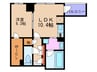 ア－デンタワ－福島ウエスト 1LDKの間取り