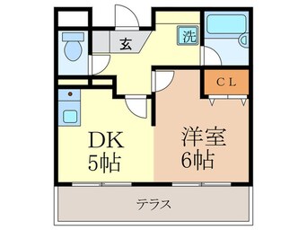 間取図 グランピア真田山(101)