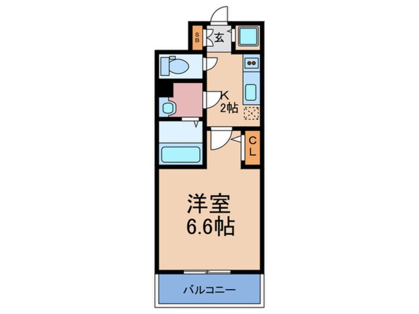間取図 ｴｽﾘｰﾄﾞﾚｼﾞﾃﾞﾝｽ梅田ﾏｰｸｽ