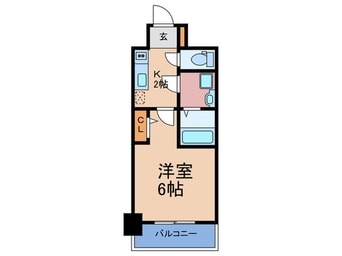間取図 ｴｽﾘｰﾄﾞﾚｼﾞﾃﾞﾝｽ梅田ﾏｰｸｽ