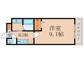 間取図 A-mon醍醐