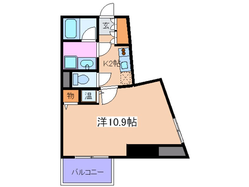 間取図 レジデンス本町