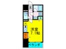レジデンス本町 1Rの間取り