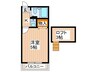 レオパレス２１寝屋川第３ 1Kの間取り