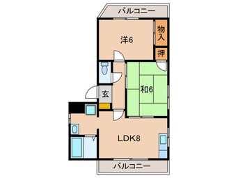 間取図 白洗舎ビル