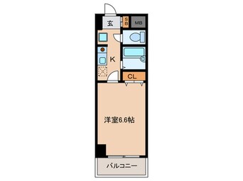 間取図 フェニックスコート天満橋