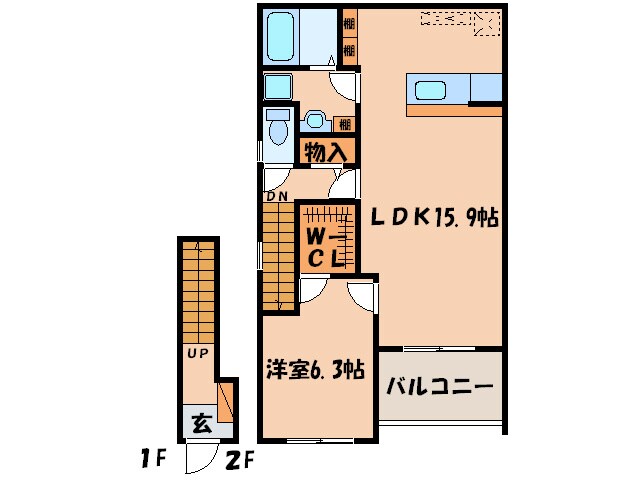 間取り図 ラ・ロシエル