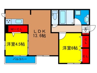 間取図 プランドールⅠ