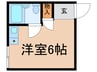 ヴィラ沢ノ町 1Rの間取り