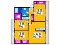 フローレンスいずみの間取図