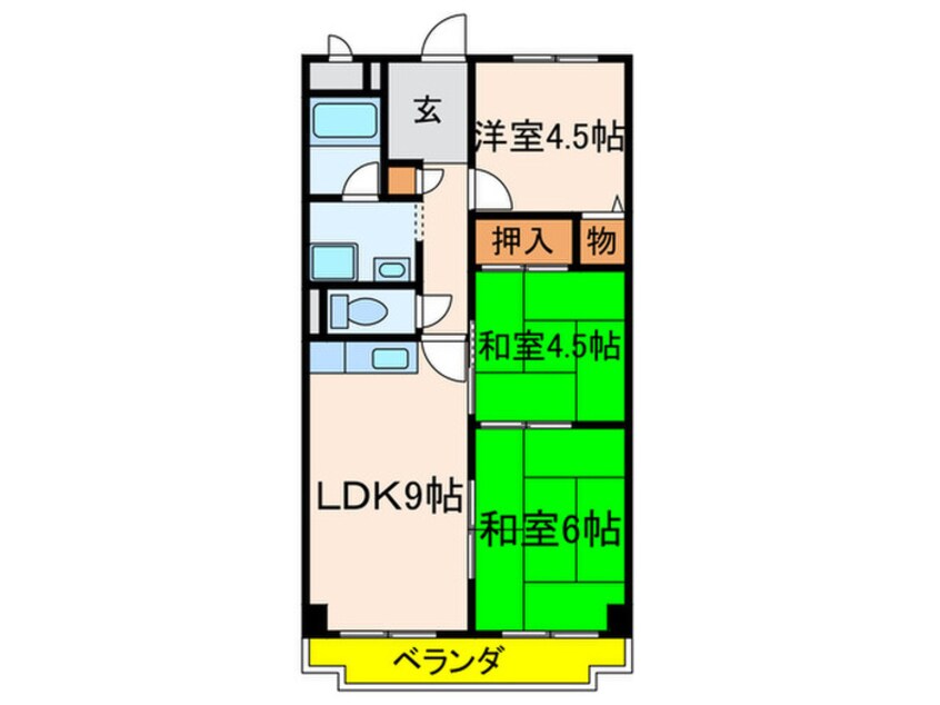 間取図 シャトーエトワール