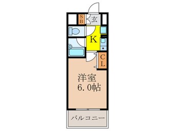 間取図 エスリード新大阪第８(305)