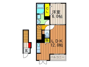 間取図 サニーフラットⅡ