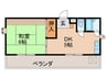 フォックスムーア 1DKの間取り
