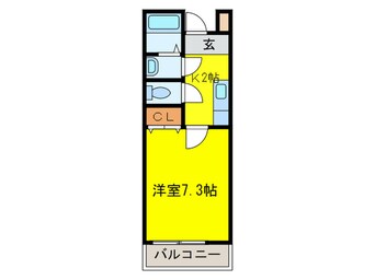 間取図 グリュックニシダ