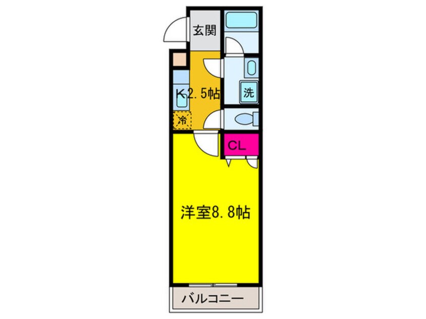 間取図 グリュックニシダ