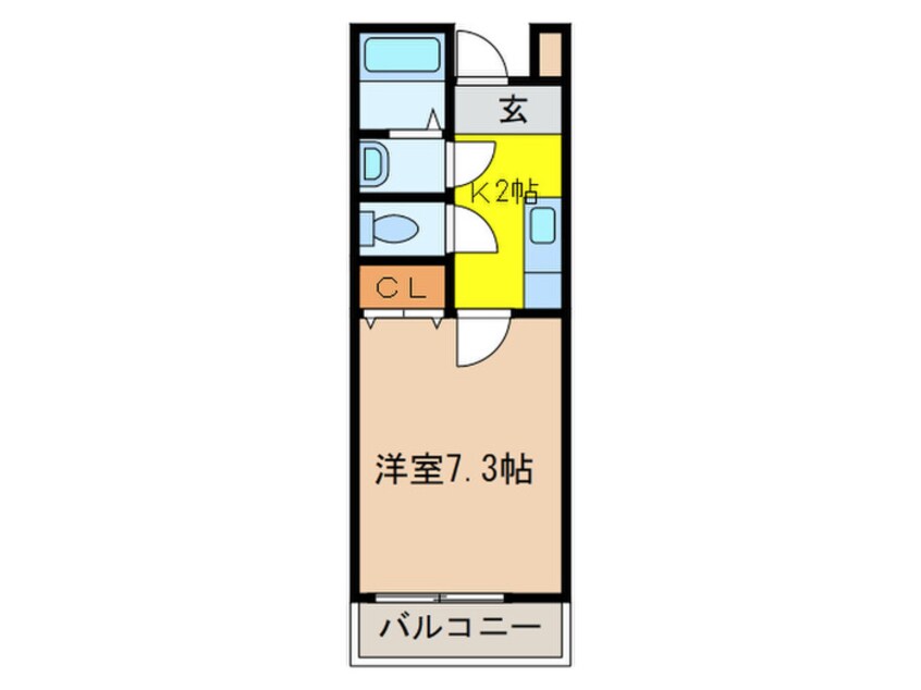 間取図 グリュックニシダ