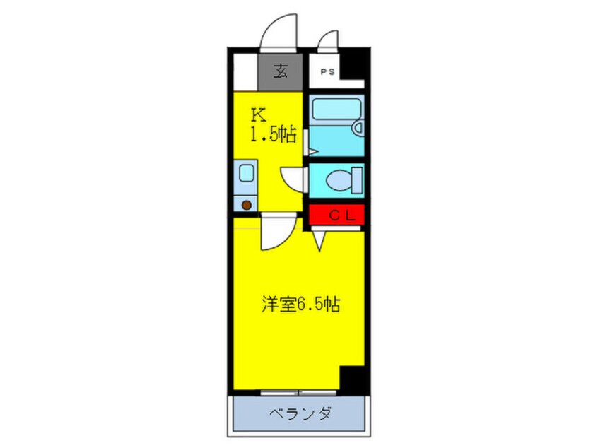 間取図 中之島アンフィニ