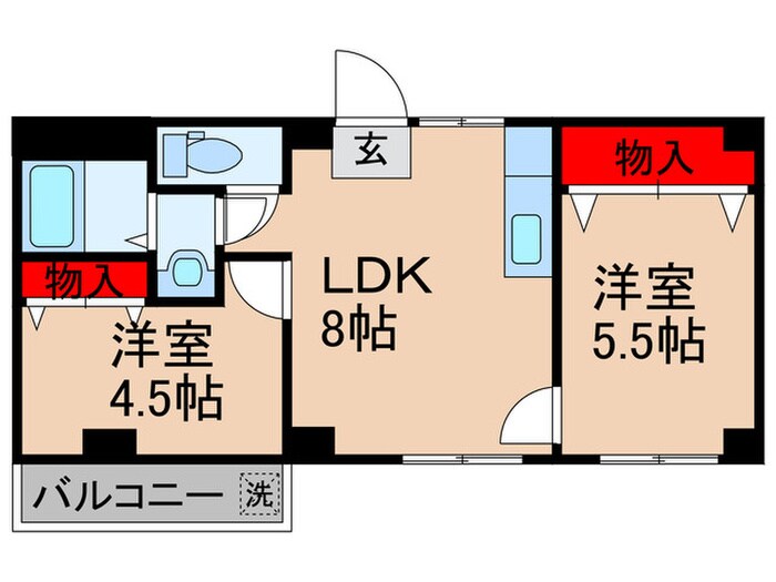 間取り図 サンライフ小阪