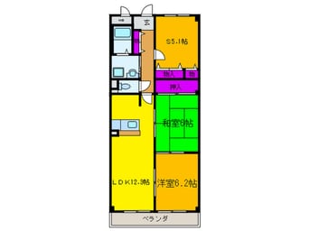 間取図 エスポワ－ル２１