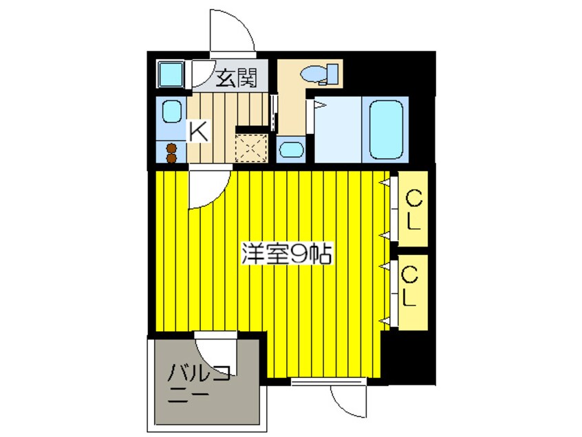 間取図 ルクレ西長堀