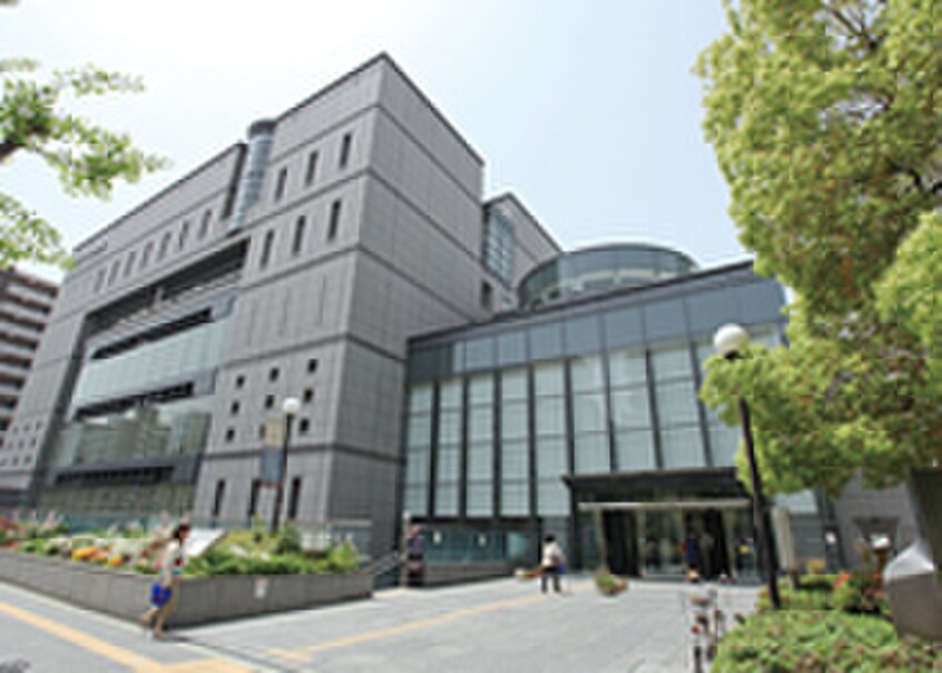 図書館(図書館)まで500m ルクレ西長堀