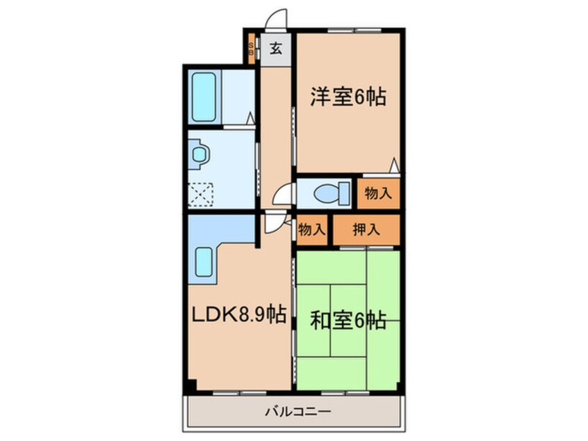 間取図 第二阪下マンション