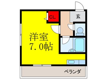 間取図 ｱ-ﾊﾞﾝｺ-ﾄ東奈良